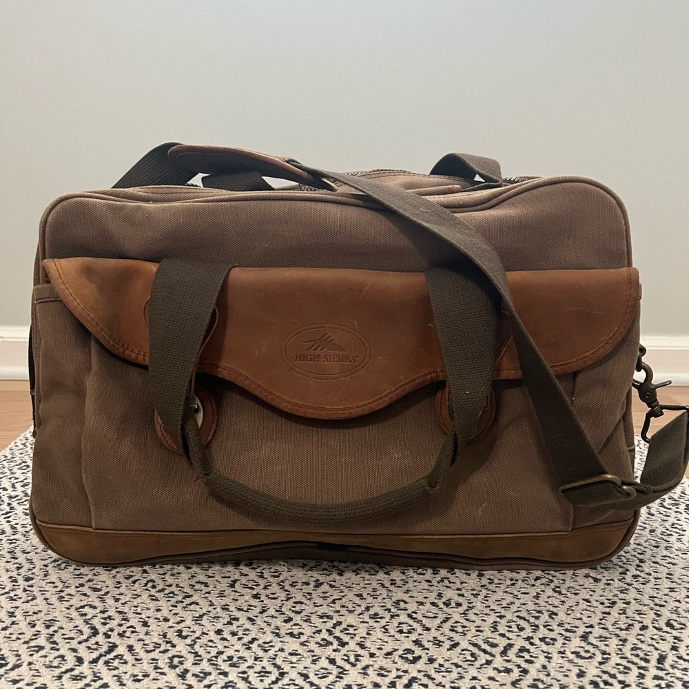 High Sierra Brown Duffel Bag